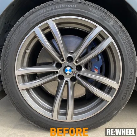 [리휠][분체도장] BMW 630d GT 19인치 순정휠 다이아몬드 컷팅 휠복원 작업후기 / 진주, 창원, 순천