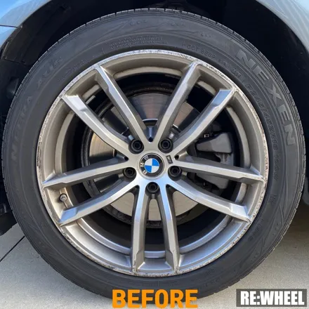 [리휠] BMW 520d 다이아몬드 컷팅 휠복원 / 진주, 창원, 순천