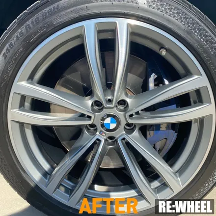 [리휠][분체도장] BMW 630d GT 19인치 순정휠 다이아몬드 컷팅 휠복원 작업후기 / 진주, 창원, 순천