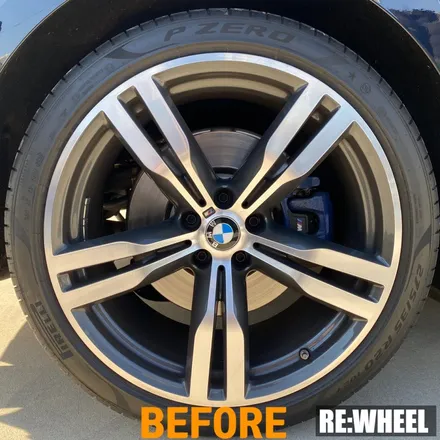 [리휠][거제휠복원] BMW 640i GT 순정휠 다이아몬드 컷팅 휠복원 / 진주, 창원, 순천