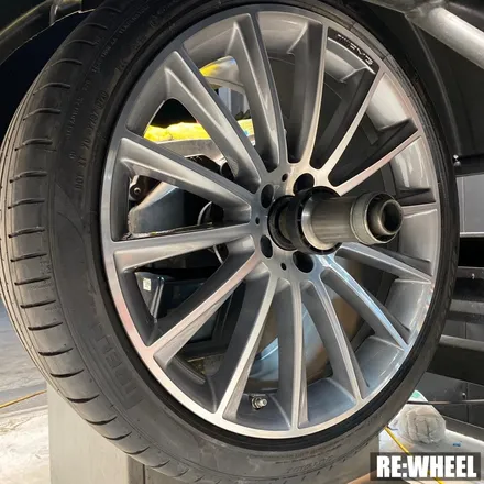 [리휠][김해휠복원] 벤츠 S350d 4MATIC 다이아몬드 컷팅 휠복원 작업후기 / 진주, 창원, 순천