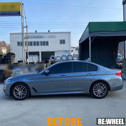 [리휠] BMW 520d 다이아몬드 컷팅 휠복원 / 진주, 창원, 순천