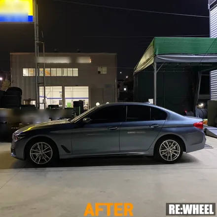 [리휠] BMW 520d 다이아몬드 컷팅 휠복원 / 진주, 창원, 순천