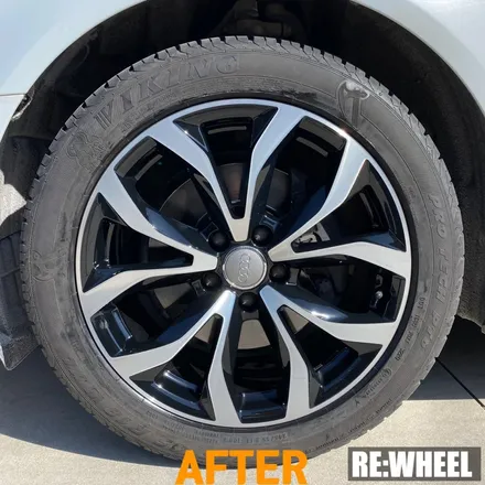 [리휠][광양휠도색] 아우디 A6 35TDI 순정휠 → 아우디 A6 18인치 / 진주, 창원, 순천