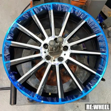 [리휠][거제휠복원][통영휠복원][거제휠수리] 벤츠 CLS 350 19인치 마차휠 ST (대만산) 다이아몬드 컷팅 휠복원 작업후기 / 진주, 창원, 순천