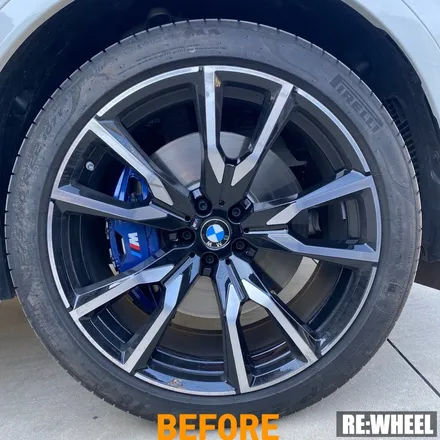 [리휠] BMW X7 30d Xdrive 순정휠 하이퍼 블랙 휠도색 / 진주, 창원, 순천