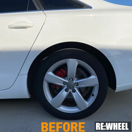 [리휠][마산휠도색] 아우디 A6 2.0 TDI 하이퍼 블랙 휠도색 / 진주, 창원, 순천