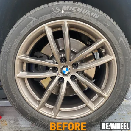 [리휠][BMW휠복원][여수휠복원] BMW 530i Xdrive 18인치 순정휠 휠복원 작업후기 / 진주, 창원, 순천