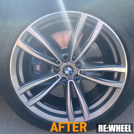 [리휠][분체도장] BMW 630d GT 19인치 순정휠 다이아몬드 컷팅 휠복원 작업후기 / 진주, 창원, 순천
