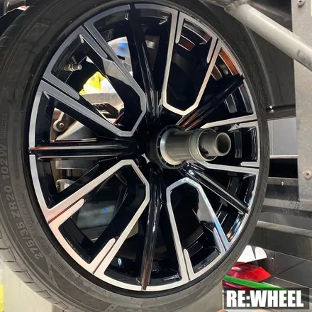 [리휠][여수휠복원] BMW 740Ld Xdrive MSP 블랙 폴리쉬 휠복원 및 휠굴절 수리 / 진주, 창원, 순천