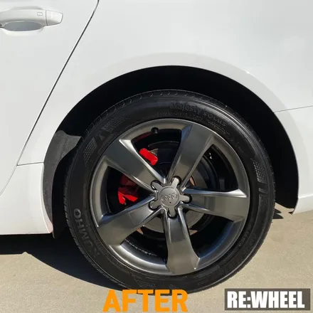 [리휠][마산휠도색] 아우디 A6 2.0 TDI 하이퍼 블랙 휠도색 / 진주, 창원, 순천