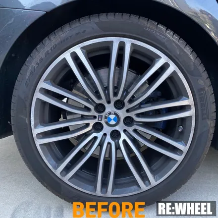 [리휠][대구휠도색] BMW 530i 19인치 순정휠 하이퍼 블랙 휠도색 / 진주, 창원, 순천