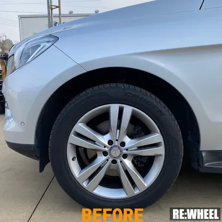 [리휠] [진주휠복원] 벤츠 ML350 4MATIC 순정휠 실버 휠복원 작업후기 / 진주, 창원, 순천