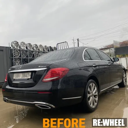 [리휠][진주휠복원] 벤츠 E220d 익스클루시브 4MATIC 실버 휠복원 / 진주, 창원, 순천