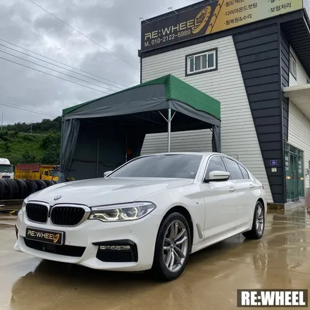 [리휠][BMW휠복원][여수휠복원] BMW 530i Xdrive 18인치 순정휠 휠복원 작업후기 / 진주, 창원, 순천