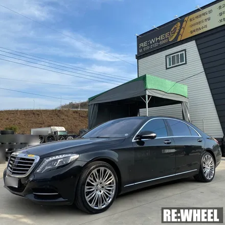 [리휠][순천휠복원] 벤츠 S500 4MATIC 마이바흐 하이퍼 실버 휠복원 / 진주, 창원, 순천