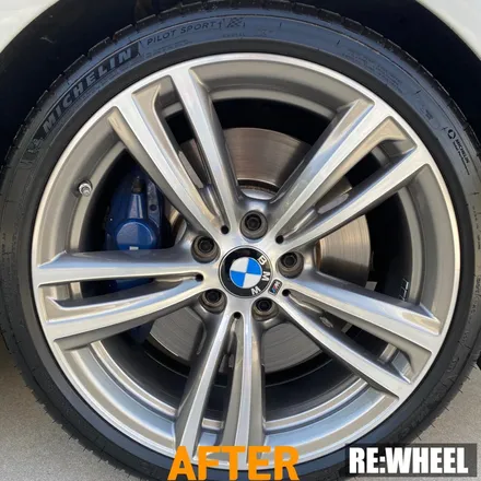 [리휠][순천휠복원] BMW 428i 다이아 몬드 컷팅 휠복원 / 진주, 창원, 순천