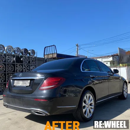 [리휠][진주휠복원] 벤츠 E220d 익스클루시브 4MATIC 실버 휠복원 / 진주, 창원, 순천
