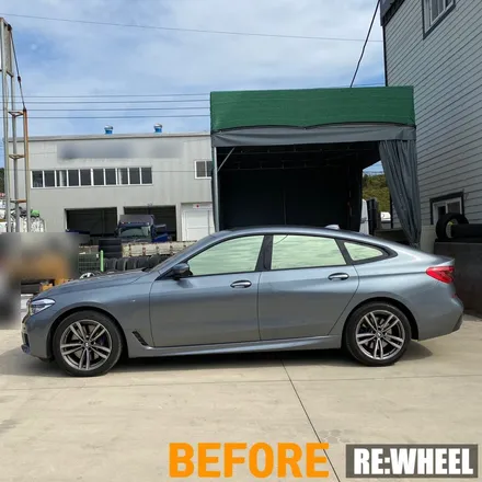 [리휠][분체도장] BMW 630d GT 19인치 순정휠 다이아몬드 컷팅 휠복원 작업후기 / 진주, 창원, 순천