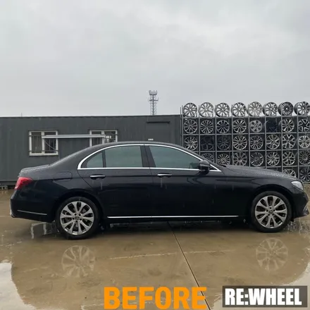 [리휠][진주휠복원] 벤츠 E220d 익스클루시브 4MATIC 실버 휠복원 / 진주, 창원, 순천