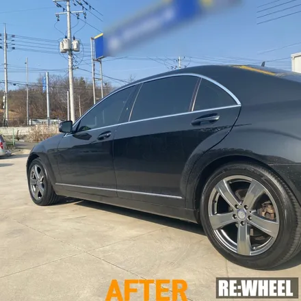 [리휠][부산휠복원] 벤츠 S350 18인치 순정휠 휠복원 / 진주, 창원, 순천