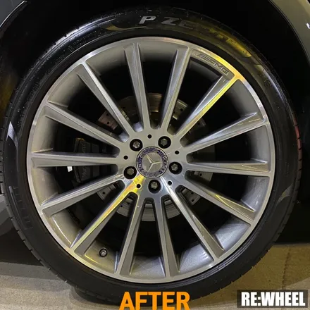 [리휠][김해휠복원] 벤츠 S350d 4MATIC 다이아몬드 컷팅 휠복원 작업후기 / 진주, 창원, 순천