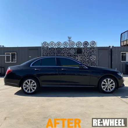 [리휠][진주휠복원] 벤츠 E220d 익스클루시브 4MATIC 실버 휠복원 / 진주, 창원, 순천