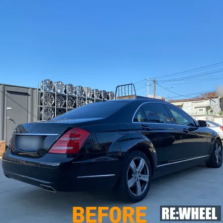 [리휠][부산휠복원] 벤츠 S350 18인치 순정휠 휠복원 / 진주, 창원, 순천