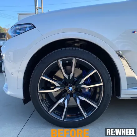 [리휠] BMW X7 30d Xdrive 순정휠 하이퍼 블랙 휠도색 / 진주, 창원, 순천