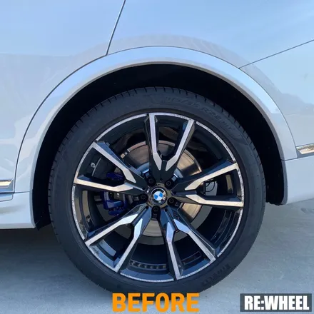 [리휠] BMW X7 30d Xdrive 순정휠 하이퍼 블랙 휠도색 / 진주, 창원, 순천