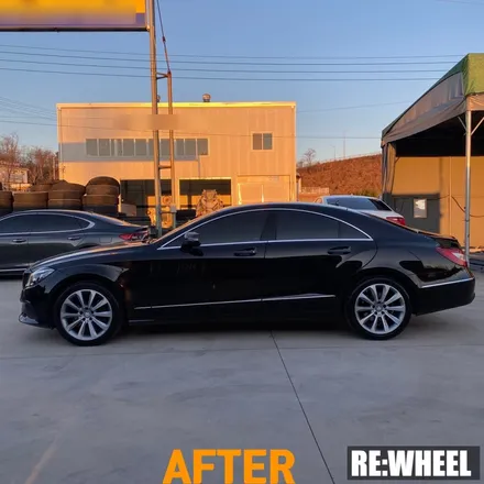 [리휠][하동휠복원] 벤츠 CLS 250d 4MATIC 다이아몬드 컷팅 휠복원 / 진주, 창원, 순천
