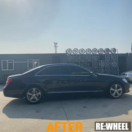 [리휠][부산휠복원] 벤츠 S350 18인치 순정휠 휠복원 / 진주, 창원, 순천