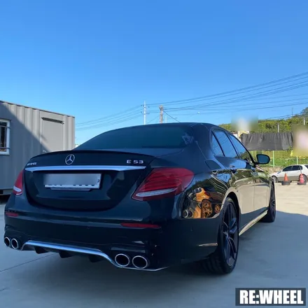 [리휠][분체도장] 벤츠 E53 AMG 맷블랙 휠도색 및 카본 세라믹 골드 캘리퍼 도색 작업후기 / 진주, 창원, 순천