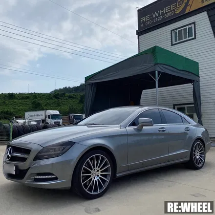 [리휠][거제휠복원][통영휠복원][거제휠수리] 벤츠 CLS 350 19인치 마차휠 ST (대만산) 다이아몬드 컷팅 휠복원 작업후기 / 진주, 창원, 순천