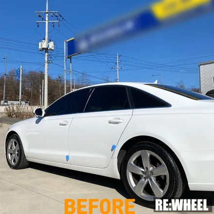 [리휠][광양휠복원] 아우디 A6 2.0 TDI 하이퍼 실버 휠복원 / 진주, 창원, 순천