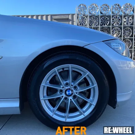 [리휠][올드카휠복원] BMW 320d 순정휠 실버 휠복원 / 진주, 창원, 순천