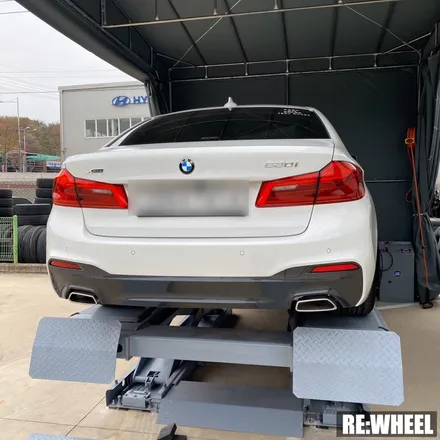 [진주 리휠] 경남 진주 휠복원 BMW 530i 19인치 순정휠 다이아컷팅수리 / 진주, 창원, 순천