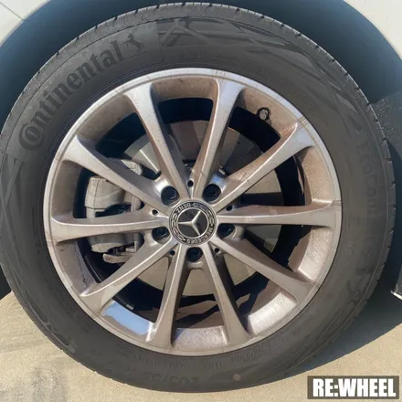 [리휠][벤츠휠복원][자동차휠복원][벤츠휠수리] 벤츠 A220 18인치 AMG RQT휠 다이아몬드컷팅 휠복원 작업후기. / 진주, 창원, 순천