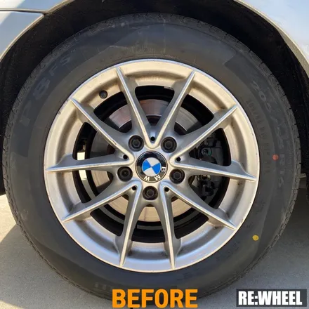 [리휠][올드카휠복원] BMW 320d 순정휠 실버 휠복원 / 진주, 창원, 순천