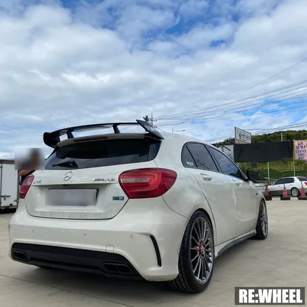 [리휠][분체도장] 벤츠 A45 AMG 하이퍼 블랙 휠도색 작업후기 / 진주, 창원, 순천