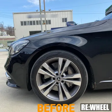 [리휠][부산휠복원] 벤츠 S400d 4MATIC 19인치 순정휠 휠복원 / 진주, 창원, 순천