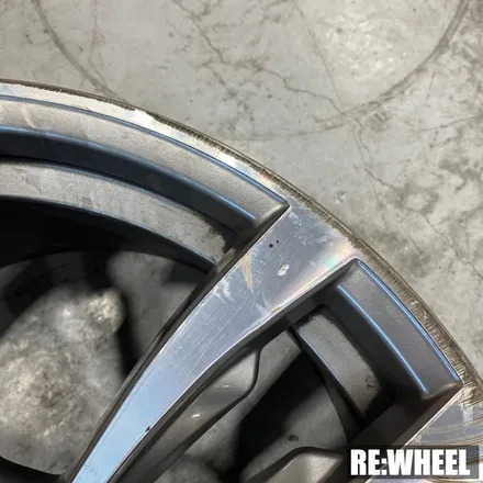 [리휠][진주휠도색] BMW X6 M50d 블랙 폴리쉬 휠도색 및 블루 캘리퍼도색 / 진주, 창원, 순천
