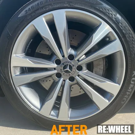 [리휠][부산휠복원] 벤츠 S400d 4MATIC 19인치 순정휠 휠복원 / 진주, 창원, 순천