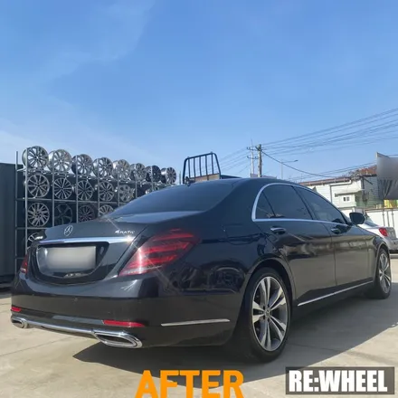 [리휠][부산휠복원] 벤츠 S400d 4MATIC 19인치 순정휠 휠복원 / 진주, 창원, 순천