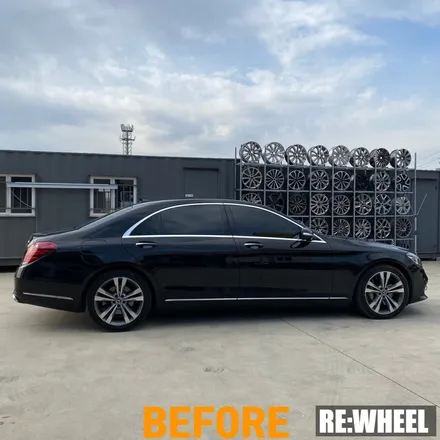 [리휠][부산휠복원] 벤츠 S400d 4MATIC 19인치 순정휠 휠복원 / 진주, 창원, 순천