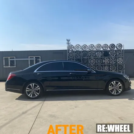 [리휠][부산휠복원] 벤츠 S400d 4MATIC 19인치 순정휠 휠복원 / 진주, 창원, 순천