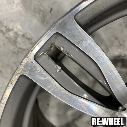 [리휠][거제휠도색] BMW 530i 18인치 사제휠 →  블랙 폴리쉬 휠도색 완료된 BMW 3시리즈 18인치 / 진주, 창원, 순천
