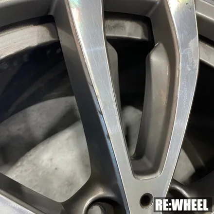 [리휠][진주휠도색] BMW X6 M50d 블랙 폴리쉬 휠도색 및 블루 캘리퍼도색 / 진주, 창원, 순천
