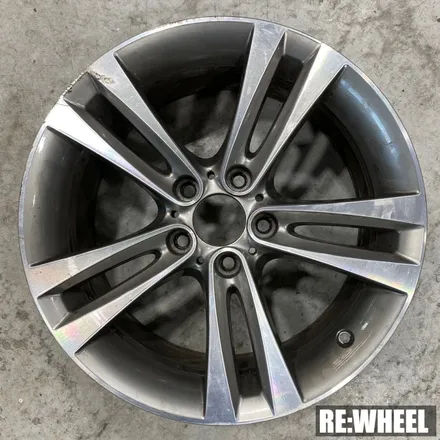 [리휠][창원휠도색] BMW 325d 순정휠 블랙 유광 휠도색 및 레드 캘리퍼도색 / 진주, 창원, 순천