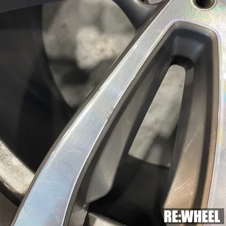 [리휠][진주휠도색] BMW X6 M50d 블랙 폴리쉬 휠도색 및 블루 캘리퍼도색 / 진주, 창원, 순천